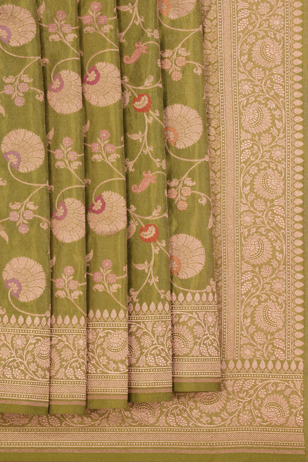 Image of Rangkat Banarasi Katan Silk Saree